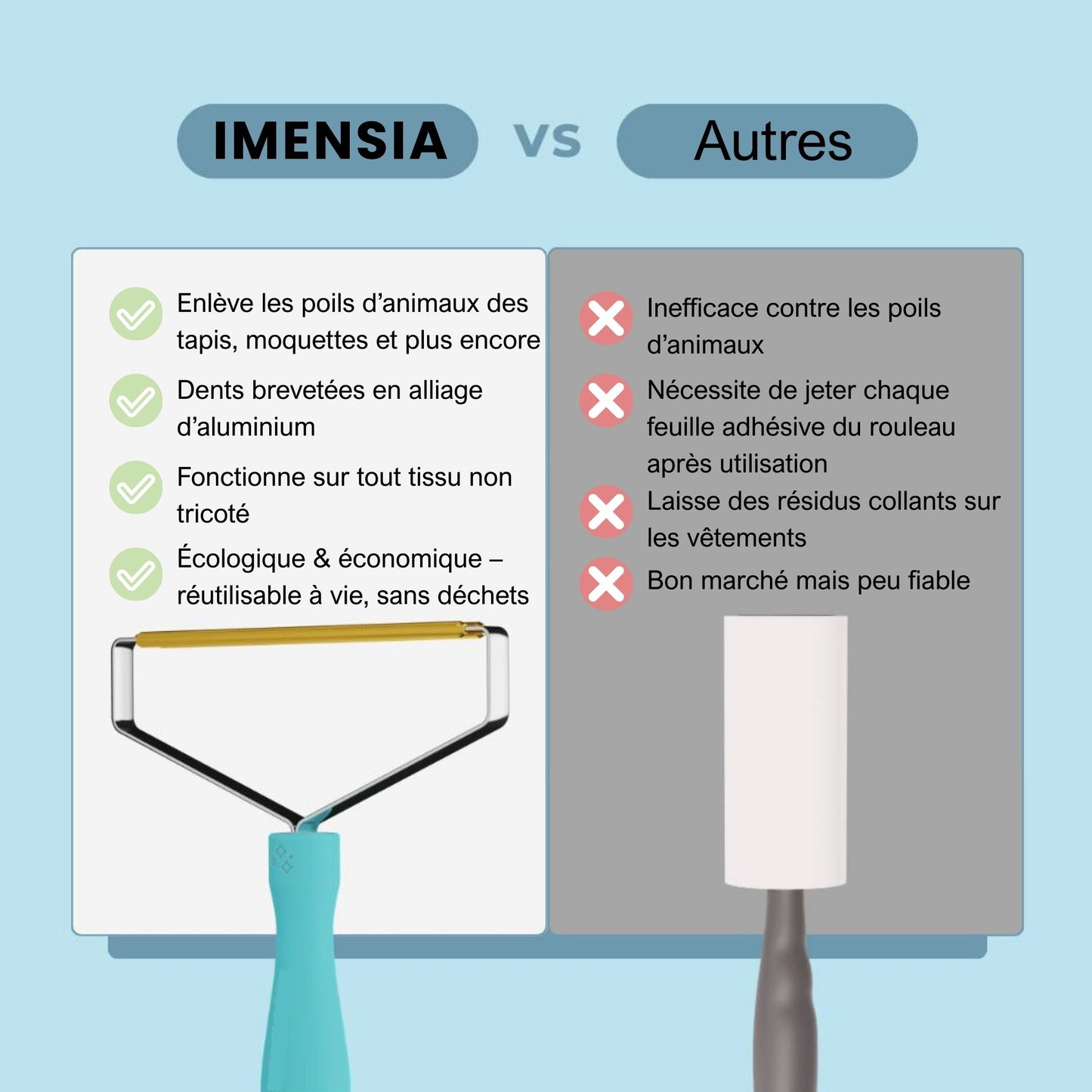 Kit de nettoyage des poils - Imensia™