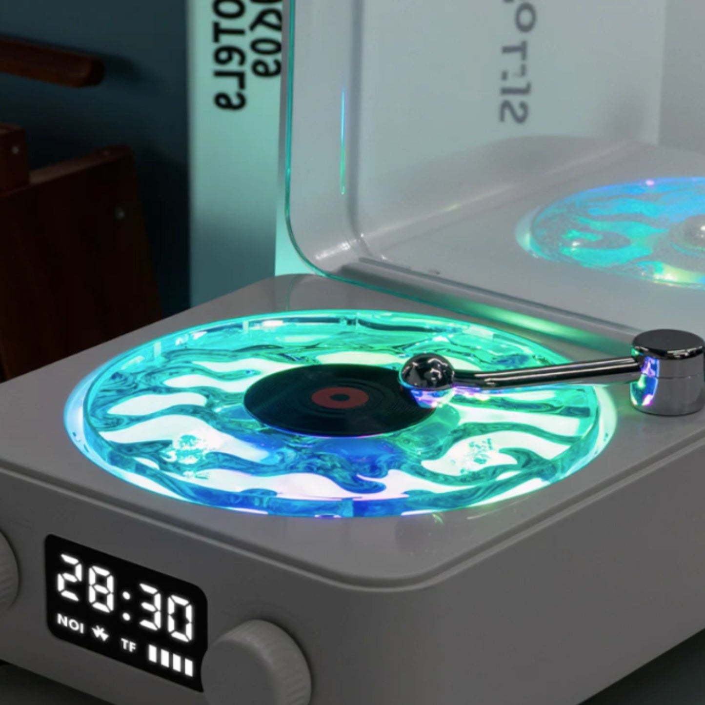 Tourne-Disque Vinyle Bluetooth