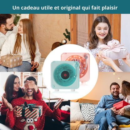 Tourne-Disque Vinyle Bluetooth