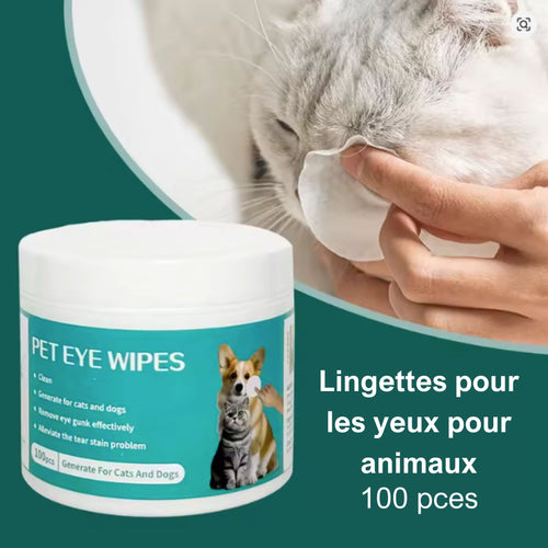 Lingettes nettoyantes yeux